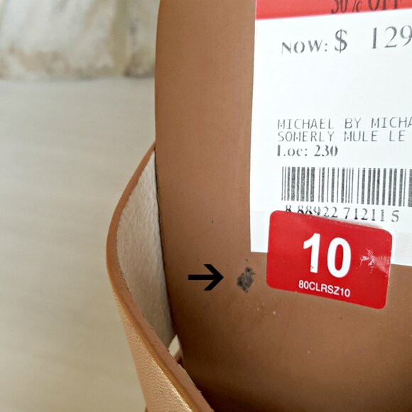 NEW! MICHAEL KORS Somerly PLATFORM SANDAL SZ 10 - Picture 5 of 8